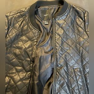 Faux leather jacket